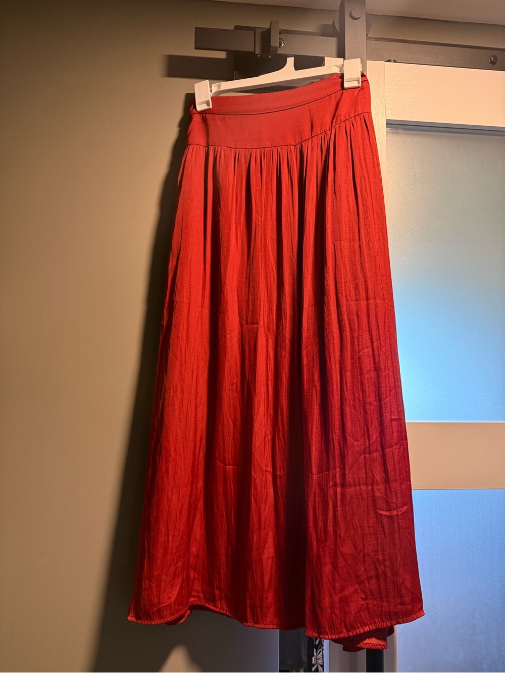 Banana Republic Maxi Skirt. Color is reddish